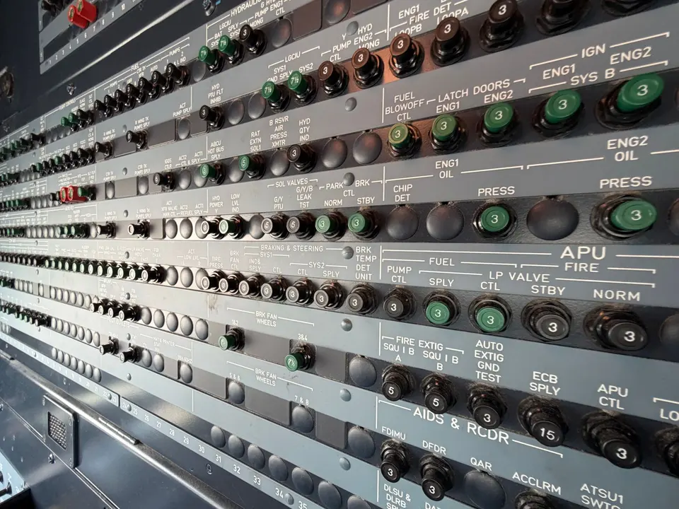 Control room of a government utility installation